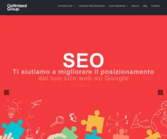 Optimizedgroup.it(Siamo la tua agenzia SEO a Milano. La nostra consulenza include) Screenshot