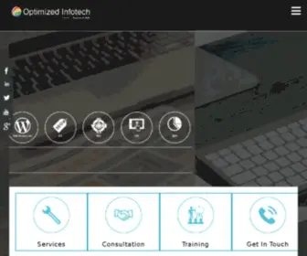 Optimizedinfotech.com(Digital Marketing Training Course Institute & Services Company in Pune) Screenshot