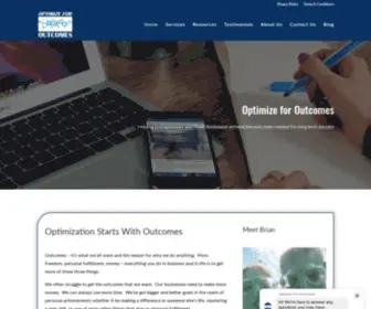 Optimizeforoutcomes.com(Optimize For Outcomes) Screenshot