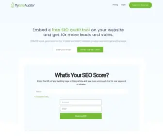 Optimizemysite.com(Free SEO Audit Report Tool) Screenshot