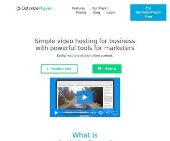 Optimizeplayer.com(Video hosting) Screenshot