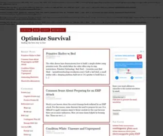 Optimizesurvival.com(Optimizesurvival) Screenshot