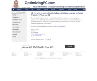 Optimizingpc.com(Optimizing Windows 7/Vista/XP) Screenshot