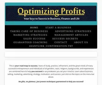 Optimizingprofits.com(Optimizingprofits) Screenshot