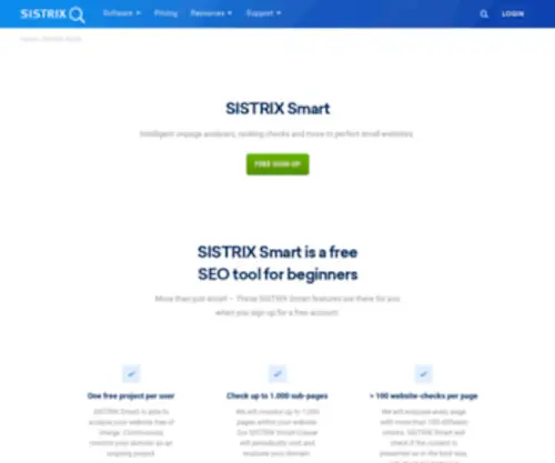 Optimizr.com(SISTRIX Smart) Screenshot