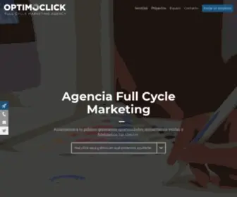 Optimoclick.com(Agencia de Marketing Digital en Barcelona Optimoclick) Screenshot