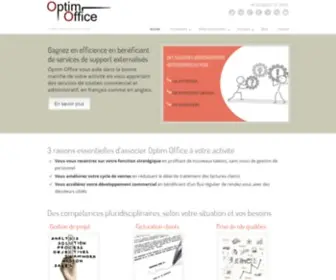 Optimoffice.fr(Services d'office) Screenshot