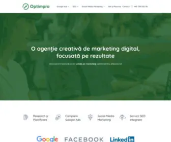 Optimpro.ro(Agentie Marketing Online) Screenshot