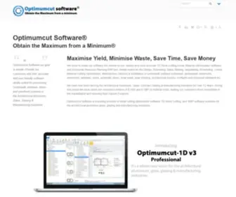 Optimumcut.com(Optimumcut software) Screenshot