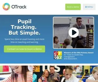 Optimumotrack.co.uk(Bespoke Online Pupil Tracking Software) Screenshot
