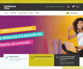 Optimumshop.si(Optimum Shop) Screenshot