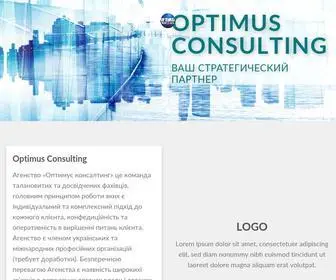 Optimus-Consulting.org(Optimus consulting) Screenshot