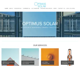 Optimus-Solar.com(Optimus Solar) Screenshot