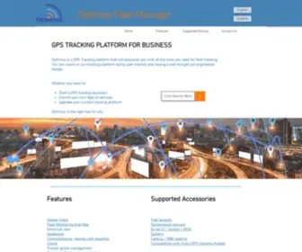 Optimusfleetmanager.com(GPS Software for Fleet Tracking) Screenshot