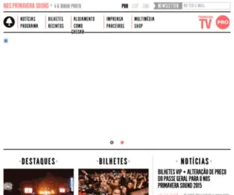 Optimusprimaverasound.com(Optimusprimaverasound) Screenshot