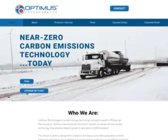 Optimustec.com(Optimus Technologies) Screenshot