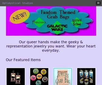 Optimysticalstudios.com(Handcrafted Jewelry & Accessories) Screenshot