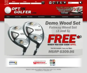 Optingolfer.com(Cheap golf clubs) Screenshot