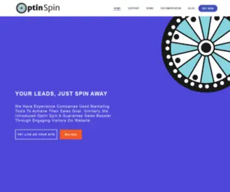 Optinspin.com(Spin wheel for wocommerce and wordpress gamification plugin) Screenshot