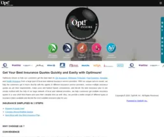 Optinsure.com(Insurance Quotes) Screenshot