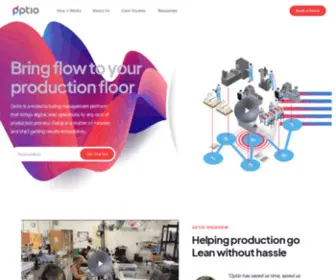 Optio.cloud(Manufacturing Simplified) Screenshot