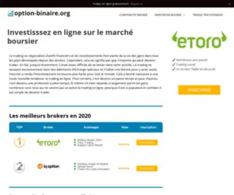 Option-Binaire.org(Investisssez) Screenshot