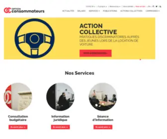 Option-Consommateurs.org(Pour la protection du consommateur) Screenshot