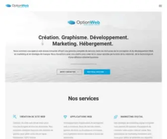 Option-Web.ch(Hébergement et Création de sites web en Suisse) Screenshot