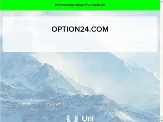 Option24.com(Option 24) Screenshot