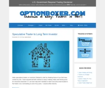 Optionboxer.com(Options Trading for All) Screenshot