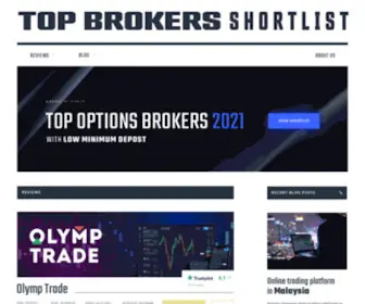 Optionbrokers.org(Top Brokers Shortlist 2021) Screenshot