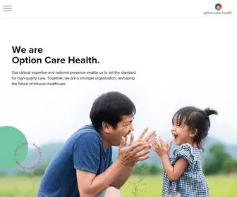 Optioncarehealth.com(Option Care Health) Screenshot