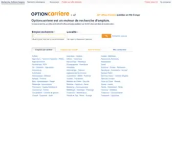 Optioncarriere.cd(Offres) Screenshot