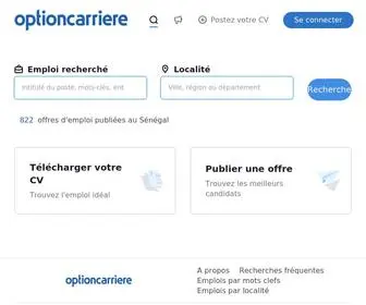 Optioncarriere.sn(Opportunité de carrière) Screenshot