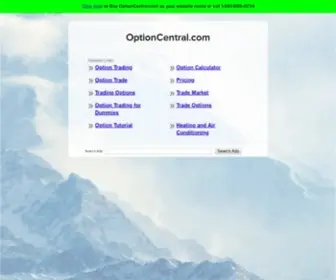Optioncentral.com(Optioncentral) Screenshot