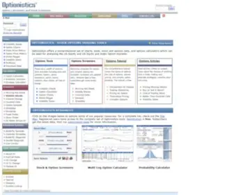 Optionistics.com(Stocks) Screenshot