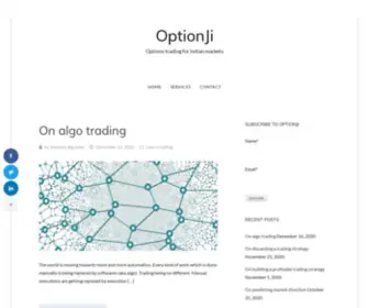 Optionji.com(Options trading for Indian markets) Screenshot