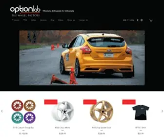 Optionlabwheels.com(Aftermarket Wheels) Screenshot