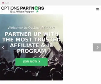 Options-Partners.com(OptionsClick Partners Program) Screenshot
