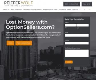 Optionsellerslawsuits.com(OptionSellers.com Lawsuit) Screenshot