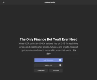 Optionsfambot.com(Stock bot) Screenshot