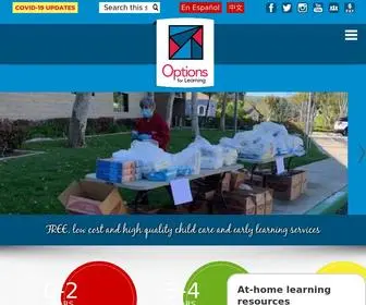 Optionsforlearning.org(Options For Learning) Screenshot