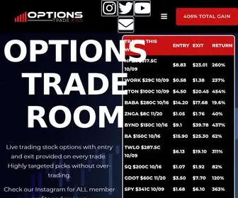 Optionstradeking.com(#1 Stock and Options Trading Community) Screenshot