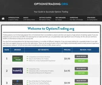 Optionstrading.org(A Complete Guide to Successful Options Trading) Screenshot