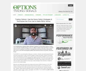 Optionstradingsignals.com(Options Trading) Screenshot