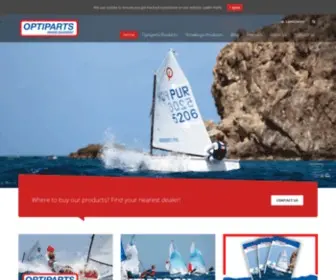 Optiparts.com(Optiparts Marine Equipment) Screenshot