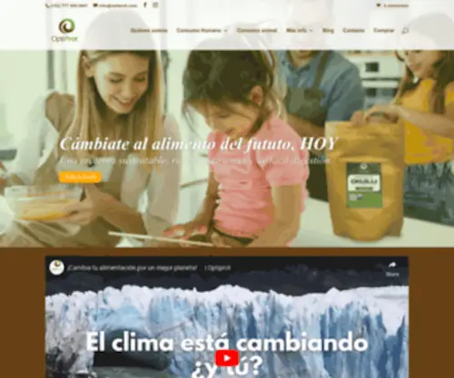 Optiprot.com(CONOCE LA MEJOR PROTEINA PARA TODOS) Screenshot