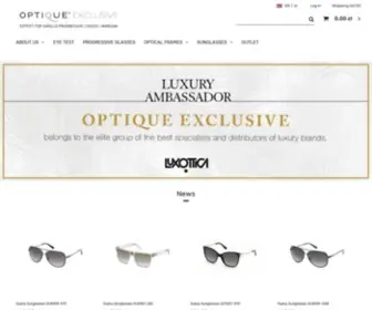 Optique-Exclusive.pl(Optique Exclusive Warszawa. Centrum Okularów Progresywnych) Screenshot