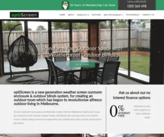 Optiscreen.com.au(Optiscreen) Screenshot