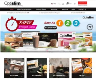 Optislim.com.au(HOME) Screenshot